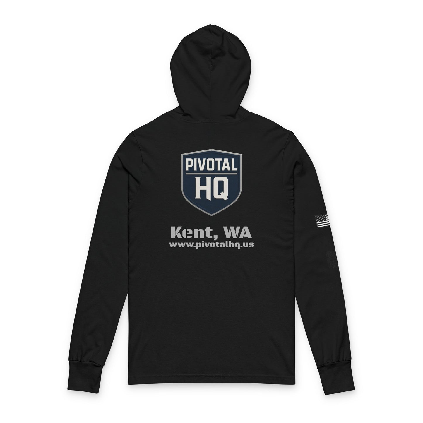 Pivotal HQ Unisex Hooded Long Sleeve Tee - Preparedness Starts Here!