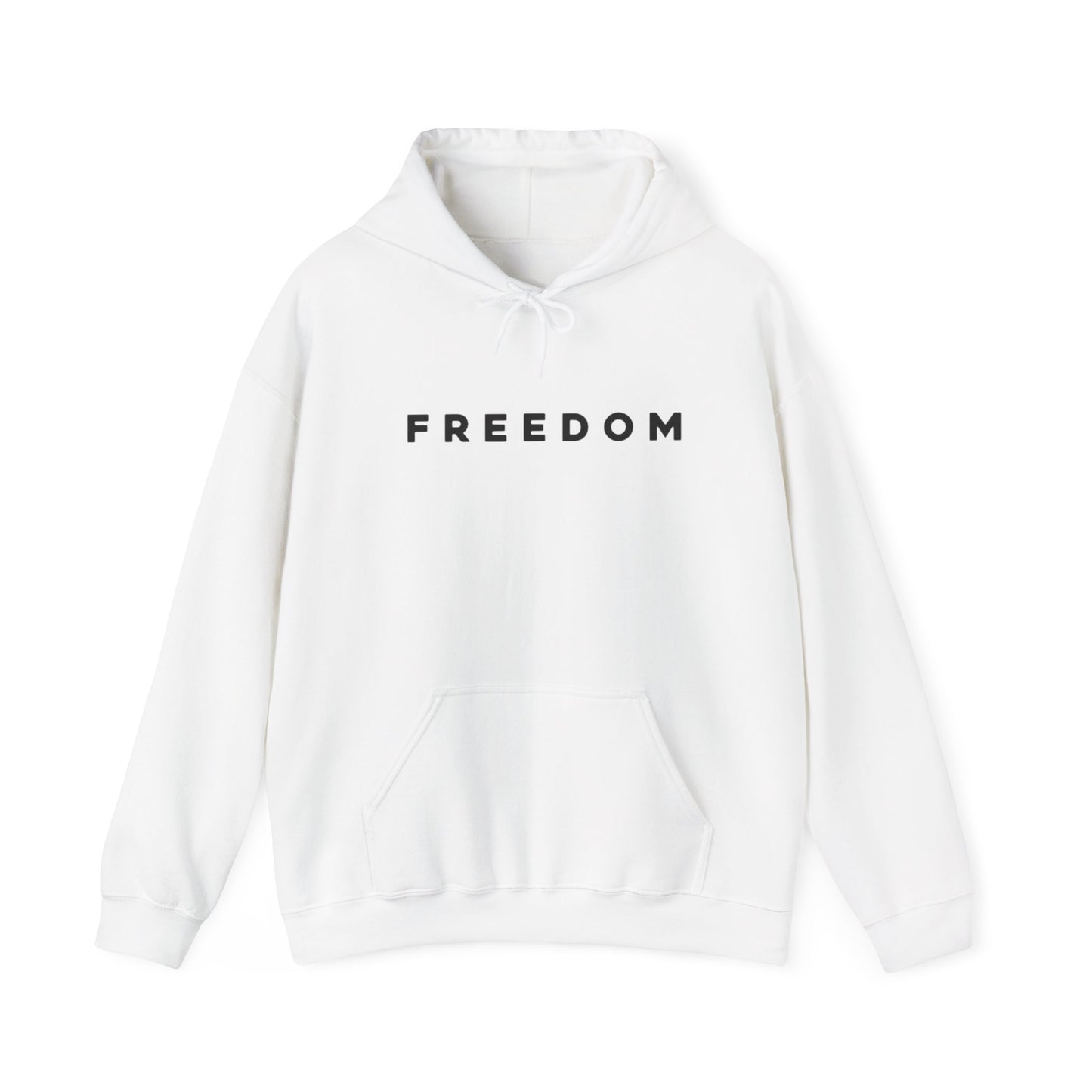 Freedom Unisex Hoodie with Patriotic Design, Cozy Sweatshirt for Activists, Gifts for Veterans, Year-Round Comfort Wear