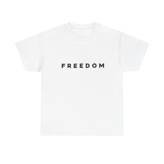 Patriotic Freedom Tee, Unisex Heavy Cotton T-Shirt, American Flag Shirt, Independence Day Gift, Freedom Graphic Tee