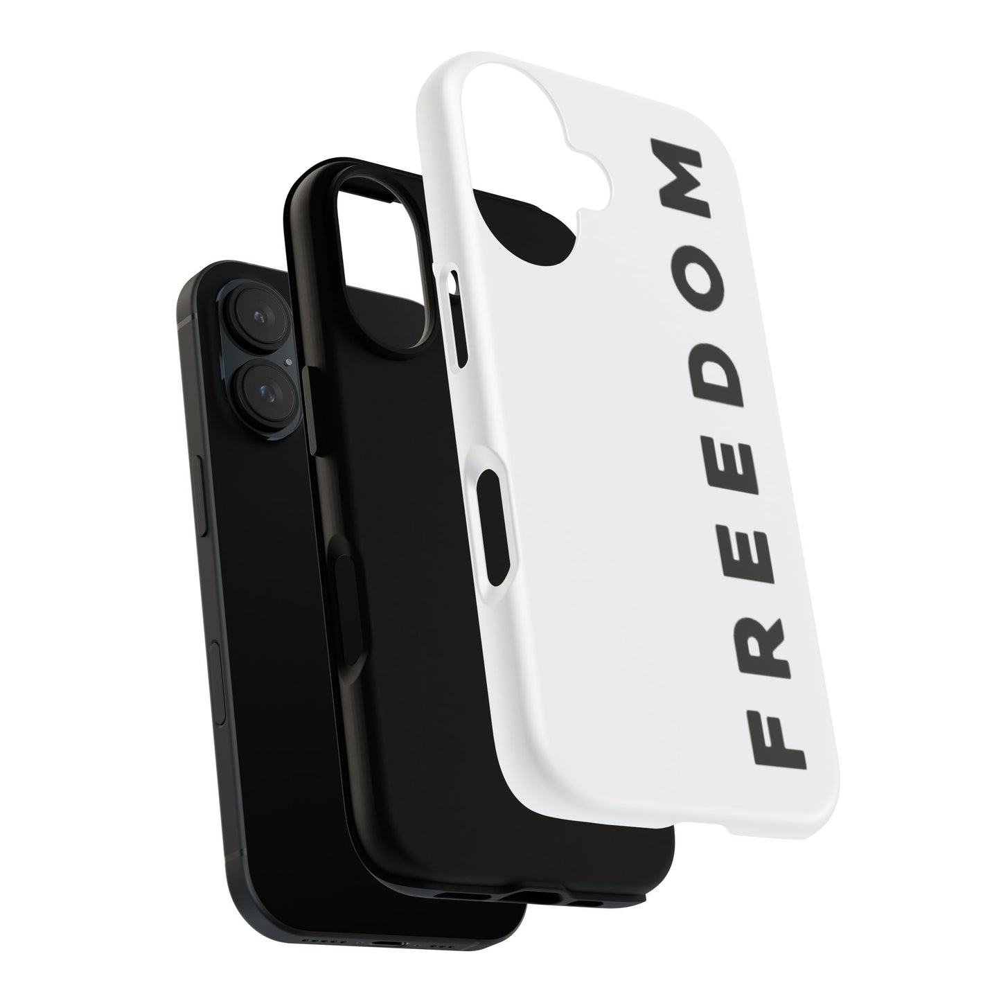 Freedom Phone Case - Tough Cases for Strong Personalities, Inspirational Gift, Phone Accessories, Minimalist Design, Everyday Use
