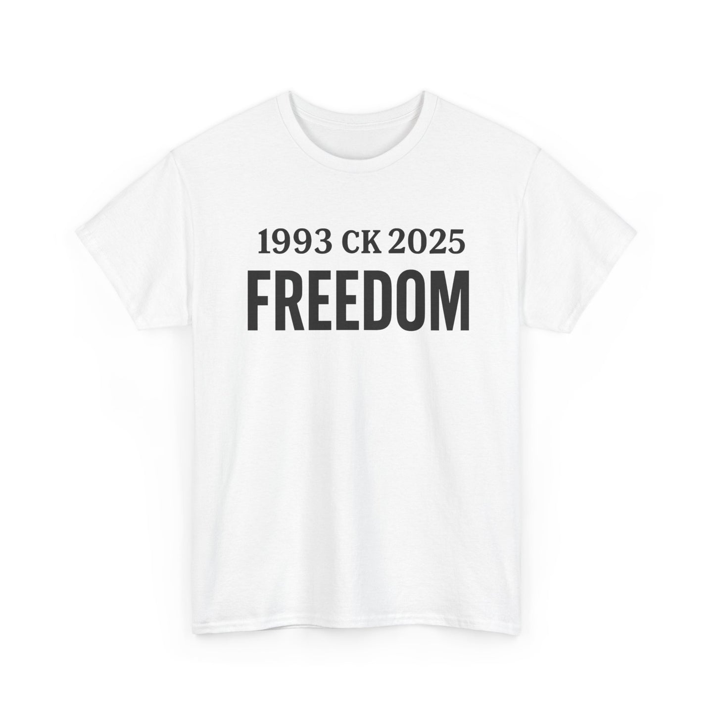 Freedom Unisex Heavy Cotton Tee - Casual Wear, Gift for Activists, Statement Shirt, Comfortable Apparel