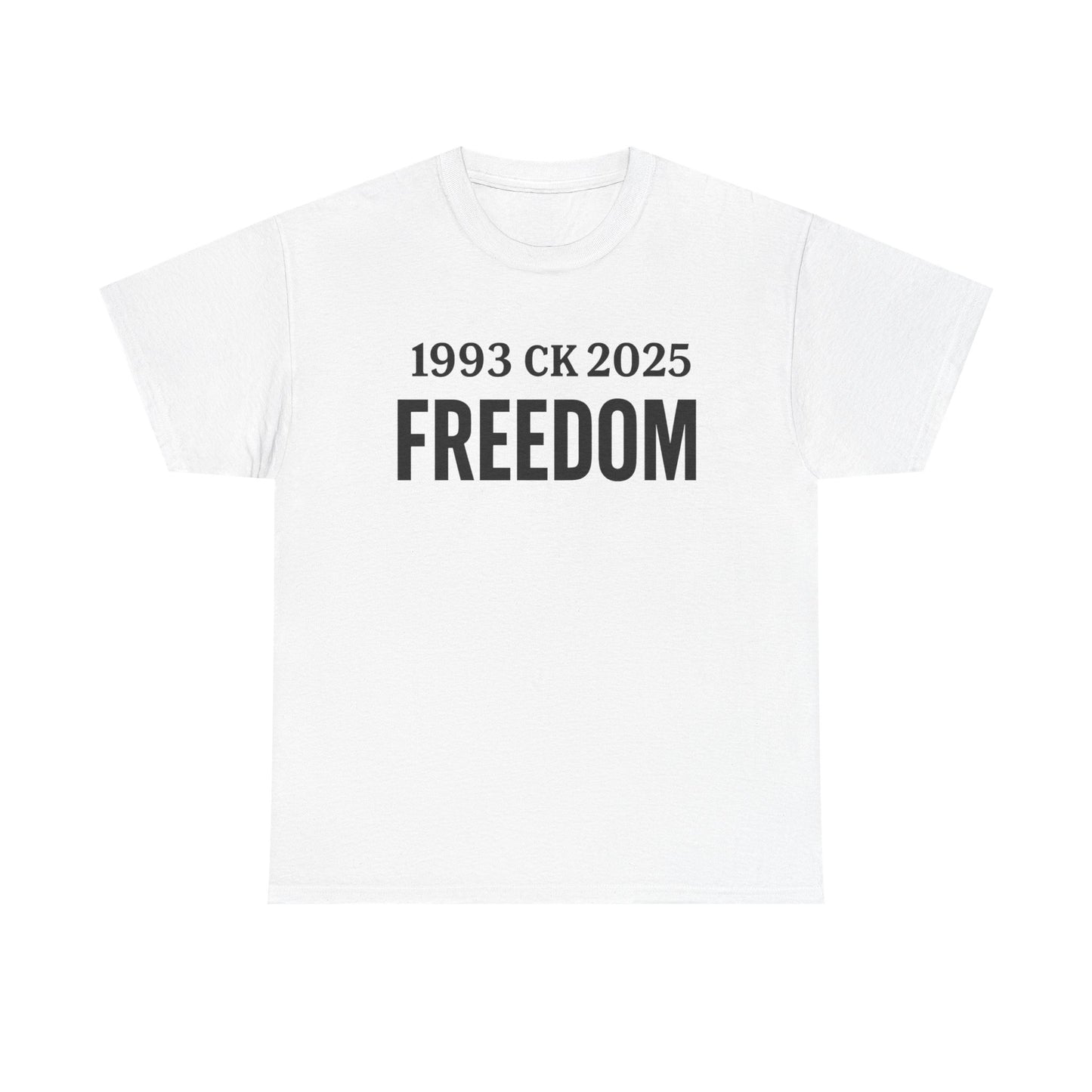 Freedom Unisex Heavy Cotton Tee - Casual Wear, Gift for Activists, Statement Shirt, Comfortable Apparel