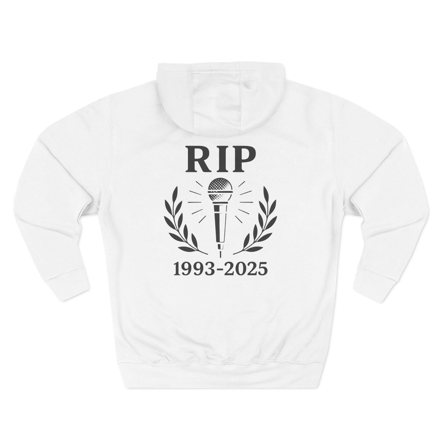 Freedom Tribute Hoodie with Microphone Design, Casual Unisex Fleece Sweatshirt, Perfect for Concert Lovers and Memorable Events, Great [...]