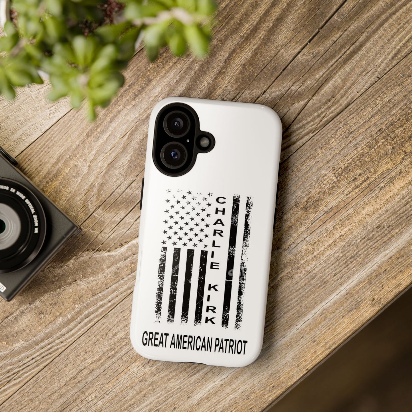 Patriotic Phone Case - Tough Cases, American Flag Design, Unique Cell Phone Cover, Great American Patriot Gift, Holiday Accessory, [...]